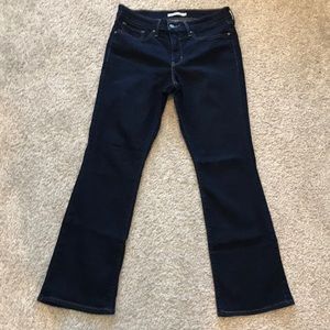 Dark-wash Bootcut Jeans